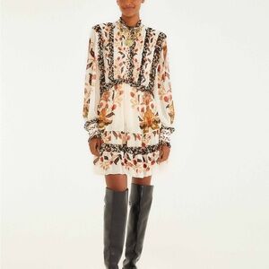 Farm Rio Garden mini dress NWT